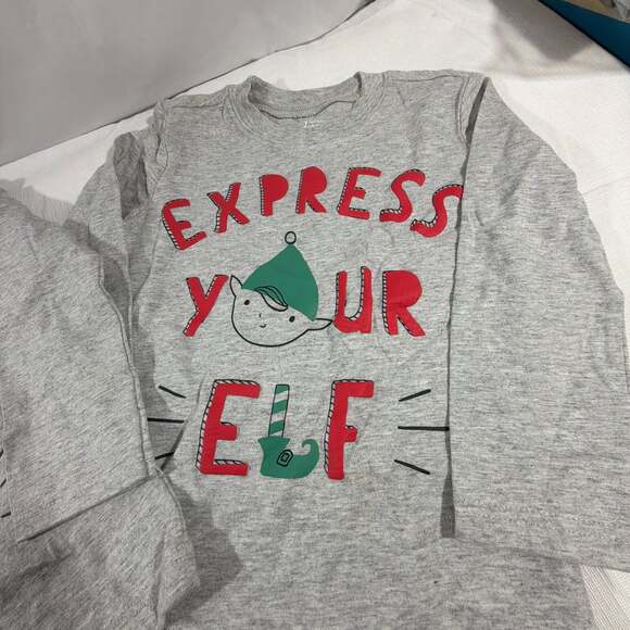 Set of 2 Just One You by Carter's Christmas Shirts - Express Your Elf Graphic 2T - Picture 2 of 2